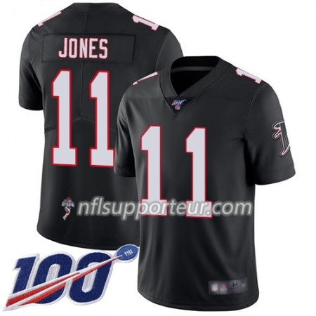 Maillot Homme Atlanta Falcons Julio Jones 11 Nike Noir 100th